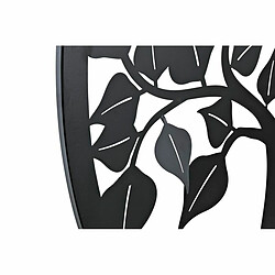 Décoration murale DKD Home Decor Noir Arbre Métal Blanc Traditionnel (98 x 1 x 98 cm) (100 x 1 x 100 cm) (2 Unités)