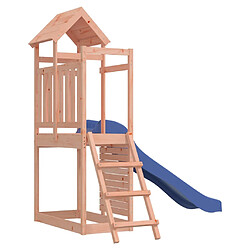 vidaXL Maisonnette de jeu toboggan bois massif douglas