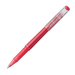 Uniball Stylo roller Uni ball effaçable à capuchon pointe 0,7 mm - écriture moyenne- rouge