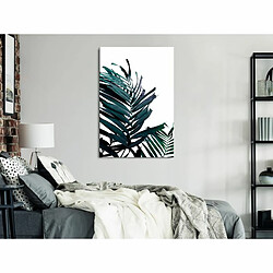 Paris Prix Tableau Imprimé Emerald Leaves Wide 40 x 60 cm