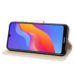 Acheter Wewoo Housse Coque Étui en cuir PU à rabat horizontal relief rose pour Huawei Honor 8A / Y6 2019avec support et fentes cartes et portefeuille or