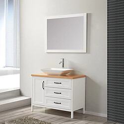 Avis Wilsa Ensemble de salle de bain blanc 100 cm