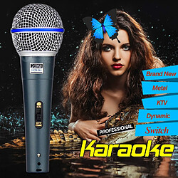 Universal Commutateur filaire professionnel XLR Microphone portable Microphone dynamique Mike Mike 58A 58 BETA58A PC DJ Mixer Carla Normal Microphone | Microphone pas cher