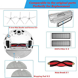 INF Kit de pièces de rechange pour aspirateur robot Xiaomi Roborock