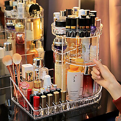 Universal Boîte de rangement de cosmétiques en acrylique Rotation à 360 degrés Transparent Mode Spin Multifonctionnel Amovible Maquillage Organisation de Beauté | Organisateurs de Maquillage