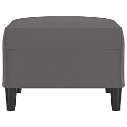 Acheter Maison Chic Repose-pied,Tabouret confortable Gris 70x55x41 cm Similicuir -MN70461