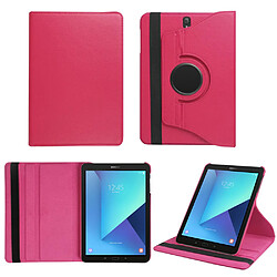 Xeptio Housse Samsung Galaxy Tab S3 9.7 pouces rotative - Etui coque rose