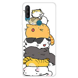 Coque en TPU impression de motifs souple plusieurs chats pour votre Alcatel 1S (2020)