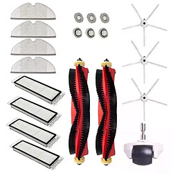 Kit de remplacement pour aspirateur Xiaomi Roborock S6 S60 S65 S5 MAX, 20 pièces, brosse latérale, filtre Hepa, roue de vadrouille