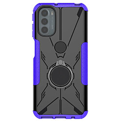 Coque en TPU anti-rayures avec béquille pour votre Motorola Moto G41 4G/G31 4G - violet