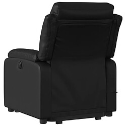 Avis vidaXL Fauteuil inclinable de massage Noir Similicuir