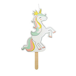 Scrapcooking Grande bougie - Licorne 14,5 x 6,3 x 1 cm