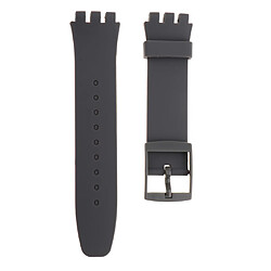 bandes de montre en silicone montre sangles de remplacement en caoutchouc poignet bande gris