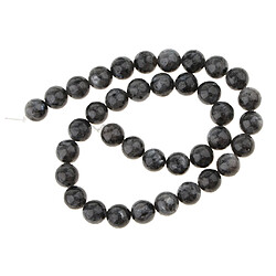 bricolage larvikite labradorite pierre noire labradorite ronde perles en vrac 10mm pas cher