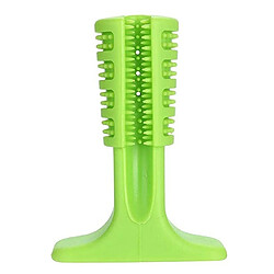 Wewoo Entretien animaux Brosse à dents molle en caoutchouc pour chiens, taille: M (vert)