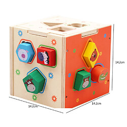 Tri jouet empilable puzzle de blocs de couleur pas cher