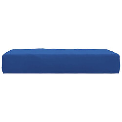 Avis vidaXL Coussin de palette bleu 60x60x8 cm tissu oxford