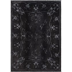 Vidal Tapis de laine 236x170 gris Darya