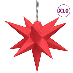 vidaXL Lumière de Noël 10 LED rouge 10 cm