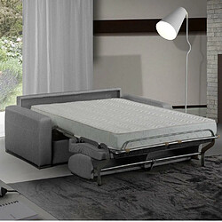 Inside 75 Canapé lit 3-4 places MASTER convertible EXPRESS 160 cm MATELAS 18 CM sommier lattes RENATONISI tweed gris silex