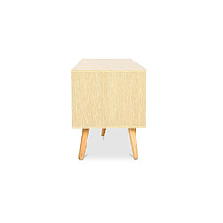 ICONIK INTERIOR Meuble TV en Bois - Design Scandinave - Bjorn Gris pas cher