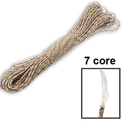 Wewoo 100m 7 Core Durable Armée kaki Parachutistes Corde Survie Tente Kaki