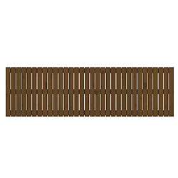 Acheter Maison Chic Tête de lit scandinave pour lit adulte,Meuble de chambre murale Marron miel 204x3x60 cm Bois massif de pin -MN59344