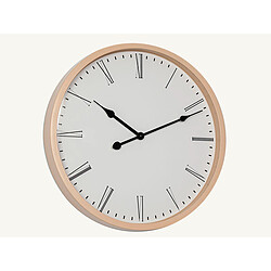 Horloge Murale Romimex Blanc Naturel polystyrène 40 x 40 x 5 cm