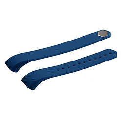 Avis Wewoo Bracelet bleu pour Watchband Alta Watch en silicone à texture oblique, grande taille, longueur: environ 22cm