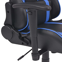 Acheter Maison Chic Chaise Gaming | Chaise de bureau Ergonomique Fauteuil inclinable avec repose-pied Bleu -GKD44804