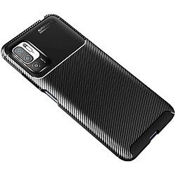 Coque Antichoc de protection brossée noire pour Xiaomi Redmi Note 10 5G Carbon XEPTIO