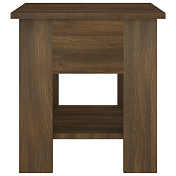 Acheter vidaXL Table basse chêne marron 40x40x42 cm bois d'ingénierie