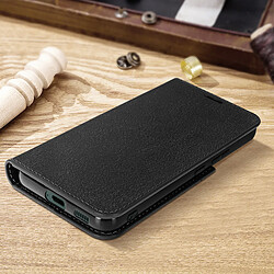 Avis Avizar Étui Galaxy S22 Folio Cuir Véritable Porte cartes Support Vidéo - noir