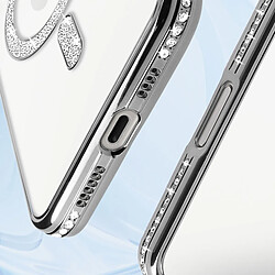 Acheter Avizar Coque Diamant pour iiPhone 16 Pro Max MagSafe Contour Strass Argent