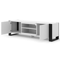 Bestmobilier Pedro - meuble tv - 158 cm