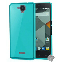 Htdmobiles Coque silicone gel fine pour SFR Altice Startrail 9 + film ecran - BLEU