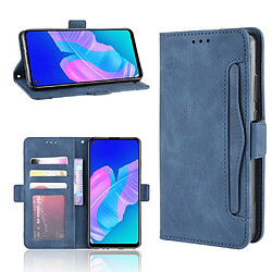 Etui en PU avec support bleu pour votre Huawei Honor 9C/P40 lite E/Y7p