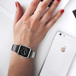 Acheter Avizar Bracelet Apple Watch 42 et 44 mm Maillons métalliques - Noir