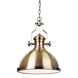 Luminaire Center Suspension Albion, laiton antique