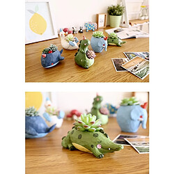 Acheter Wewoo Pot de fleur Belle Maison Jardin Bureau Résine Animal de Bande Dessinée En Forme de Plante Décoration Flower Pots Jardinière