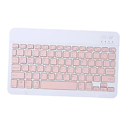 Clavier Bluetooth 10 Pouces Pour Tablette Ordinateur De Bureau Ordinateur Portable Blanc