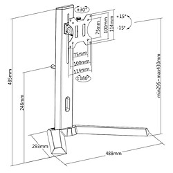 Support de table Techly ICA-LCD G32 17" 32" pas cher