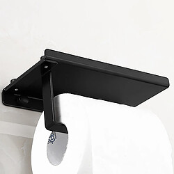 Universal Punch mural gratuit en acier inoxydable toilette toilette tissu porte-papier mouchoir porte-papier toilette roulant # YJ | porte-papier (noir) pas cher