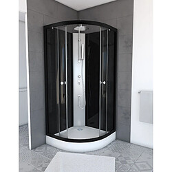 Aurlane Cabine de douche quart de cercle