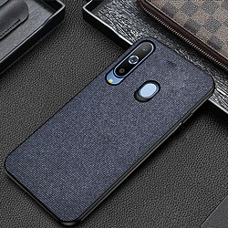 Wewoo Coque Souple Housse de protection en tissu antichoc PC + TPU pour Galaxy A70 bleu