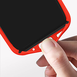 Avis Avizar Coque pour Xiaomi Redmi 12C Semi-rigide Soft-touch Fast Cover Rouge