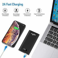 Acheter YOBON Batterie Externe 26800mAh, Chargeur Rapide Portable avec 2 USB Sortie, Pour iPhone Samsung iPad Huawei - Noir