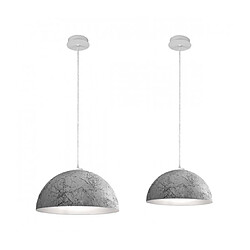 Luminaire Center Suspension design CULT blanc mat 1 ampoule