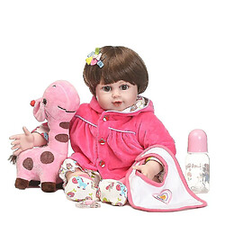 Avis Universal 55 cm 22 pouces Silicone Reborn Baby Simulation Doll Tout Nourst-Lif-Lif-Lifkelike Girl