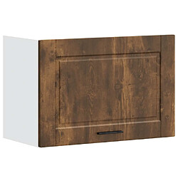 vidaXL Armoire murale de cuisine Porto chêne fumé bois d'ingénierie